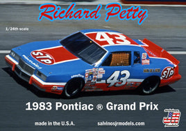 Salvinos Richard Petty 1983 Pontiac Grand Prix Talladega 1:24 Model Kit