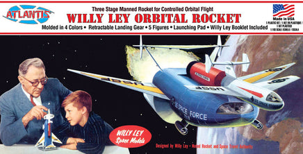 Atlantis Models Willy Ley Orbital Rocket 1:193 #46 Plastic Model Kit