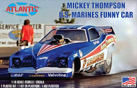 Atlantis Models 1/16 Mickey Thompson Marines Funny Car 1499 Plastic Model Kit