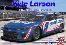 Salvinos 1/24 Kyle Larson 2024 NASCAR Chevrolet Camaro ZL1 Race Car Model Kit Race Car Model Kits Salvino JR Models 