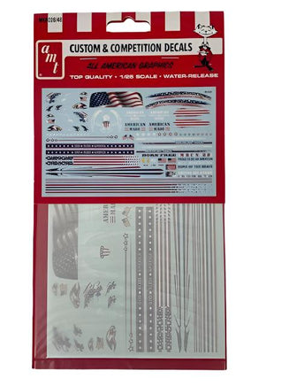 All American Graphics Custom & Competition Decals MKA027 1:25 Scale