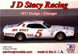 Salvinos JD Stacy Racing 1977 Dodge Charger #5 Neil Bonnett Plastic Model Kit