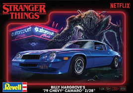 1/24 Revell Stranger Things Billy Hargrove's 1979 Chevy Camaro Z/28 #85-4560 Model Kit