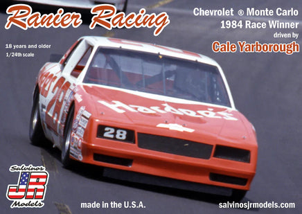 Salvinos Cale Yarborough 1984 Monte Carlo Winner 1:24 Model Kit Race Car Model Kit Salvino JR Models 