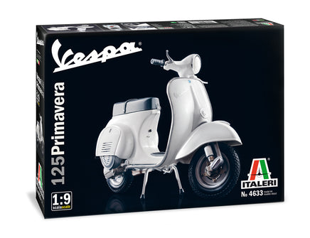 Italeri Vespa 125 Primavera 1:9 4633 Scooter Plastic Model Kit