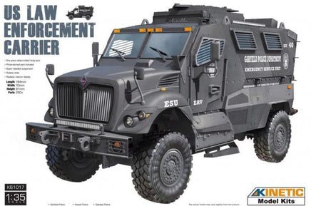 Kinetic US Law Enforcement Carrier 1:35 61017 Plastic Model Kit