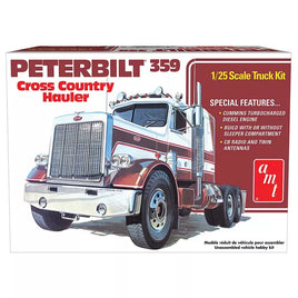 AMT Peterbilt 359 Cross Country Hauler 1:25 1477 Plastic Model Kit