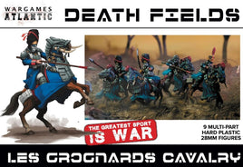 Wargames Atlantic 28mm Death Fields: Les Grognards Cavalry (9) DF10 Figures