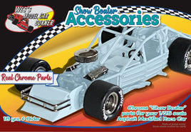 Wes's 1/25 Chrome Accessories Set for Asphalt Modified Race Car