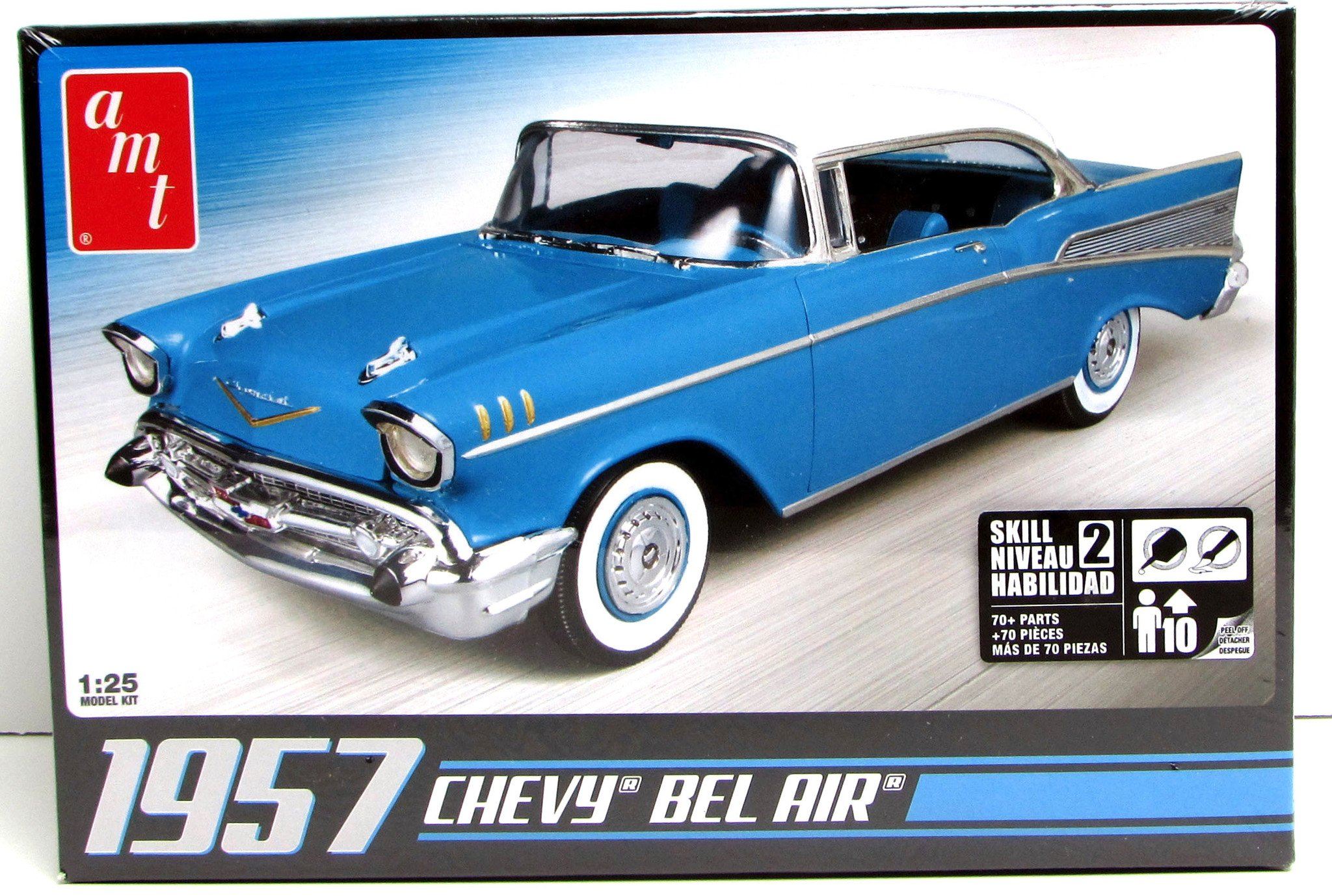 1957 Chevy Bel Air AMT 638 1/25 Classic Car Plastic Model Kit