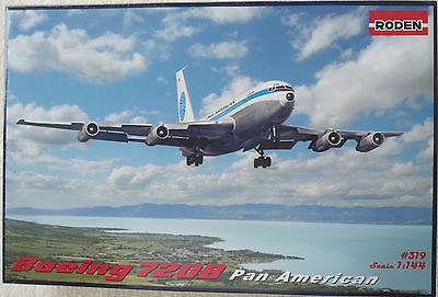 Boeing 720B Pan American Airways Roden #319 1/144 Scale New Model Kit - Shore Line Hobby