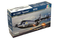 AC-130H Spectre Gunship Aircraft 1/72 Italeri 1310 Plastic Model Kit Airplane Model Kit Italeri 