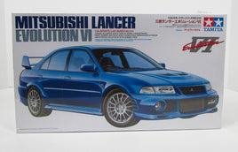 Mitsubishi Lancer Evolution VI Tamiya 24213 1/24 New Car Model Kit - Shore Line Hobby