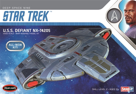 Polar Lights USS Defiant NX-74205 1/1000 Snap Assembly Model Kit - Shore Line Hobby