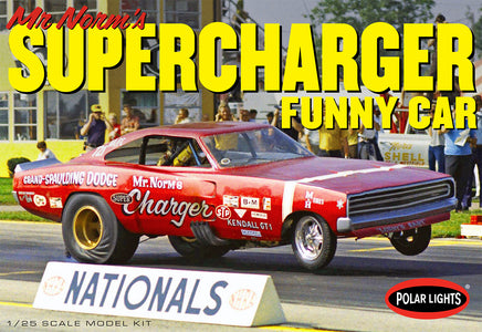 Polar Lights 1969 Dodge Charger Funny Car Mr. Norm 1:25 989 Model Kit