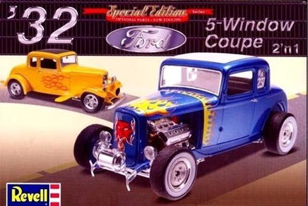 Revell 1932 Ford 5-Window Coupe 1/25 85-4228 Plastic Model Car Kit - Shore Line Hobby