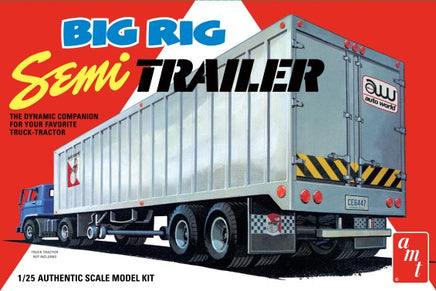 AMT Big Rig Semi Trailer 1/25 1164 Plastic Model Kit Truck Model Kit AMT 