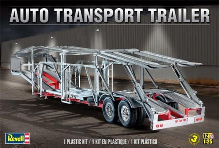 REVELL 1/25 AUTO TRANSPORT TRAILER - RMX1509 Plastic Model Kit Truck Model Kit Revell USA 