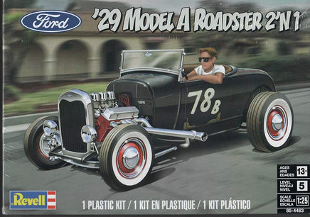 Revell 1929 Ford Model A Roadster 1:25 85-4463 Plastic Model Kit - Shore Line Hobby