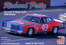 Richard Petty Chevrolet ® Monte Carlo 1980 Winner Salvino JR Models 1/25 Model Kit - Shore Line Hobby